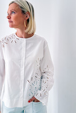Withblack Blouse Long Sleeve 'Marit' - White - Withblack