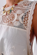 Lollys Laundry Top 'Portobello' - White - Lollys Laundry