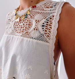 Lollys Laundry Top 'Portobello' - White - Lollys Laundry