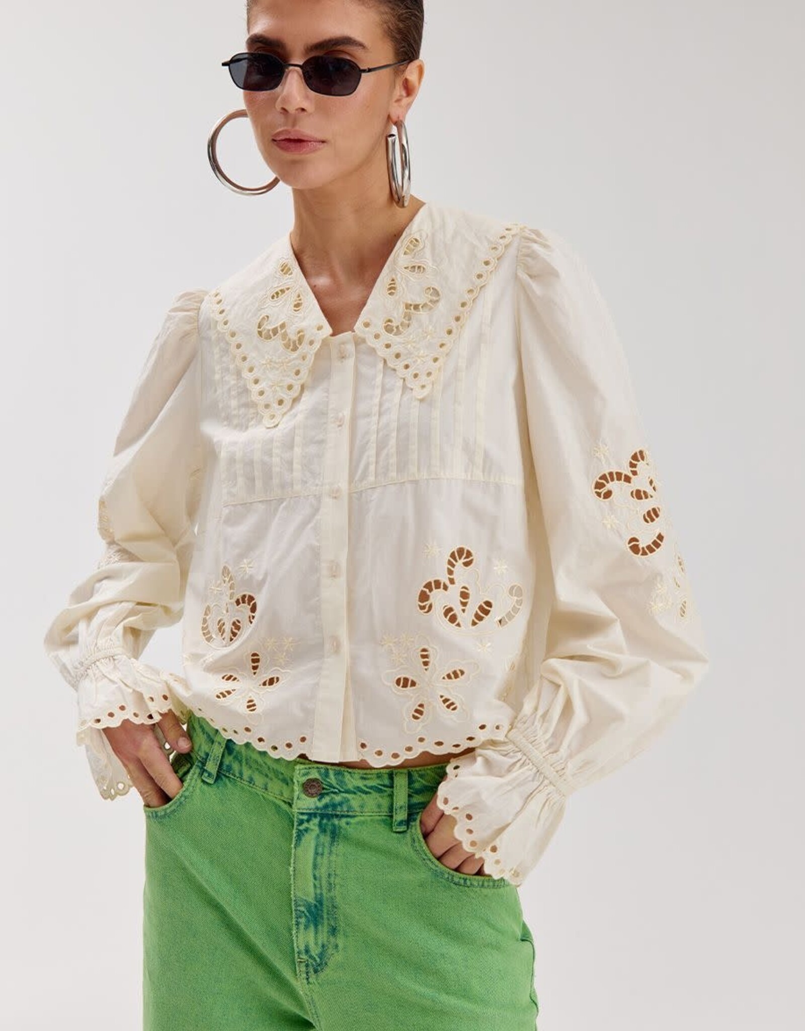 Harper&Yve Blouse 'Mandice' - Ecru - Harper&Yve