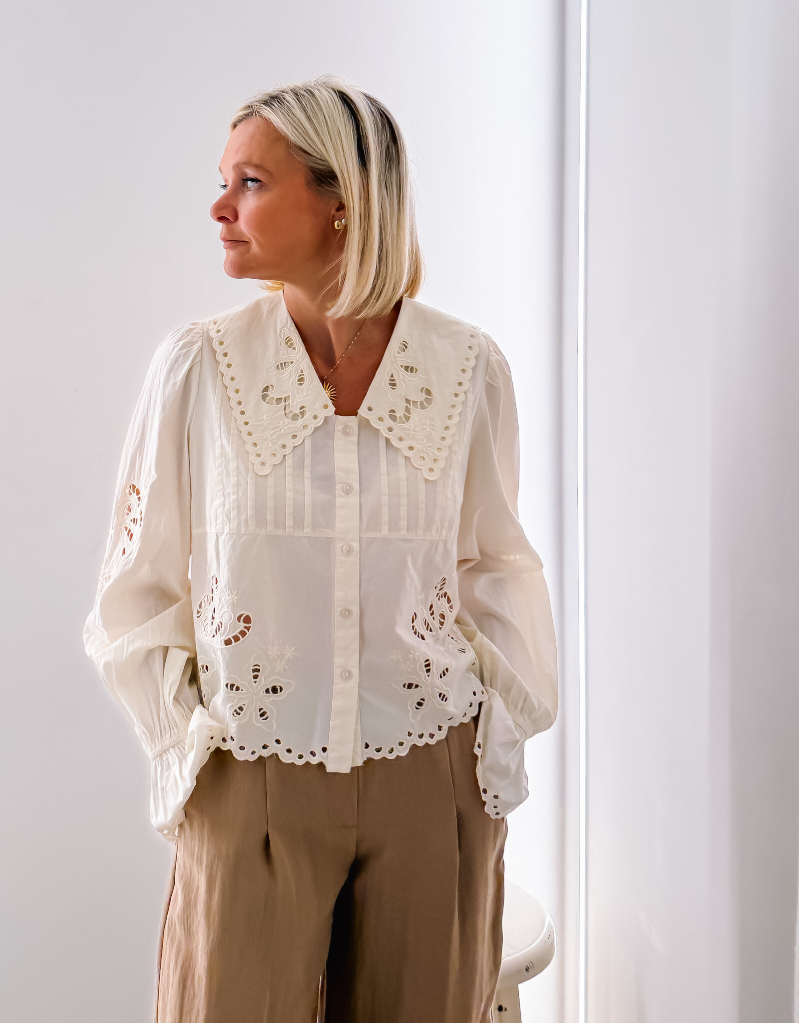 Harper&Yve Blouse 'Mandice' - Ecru - Harper&Yve