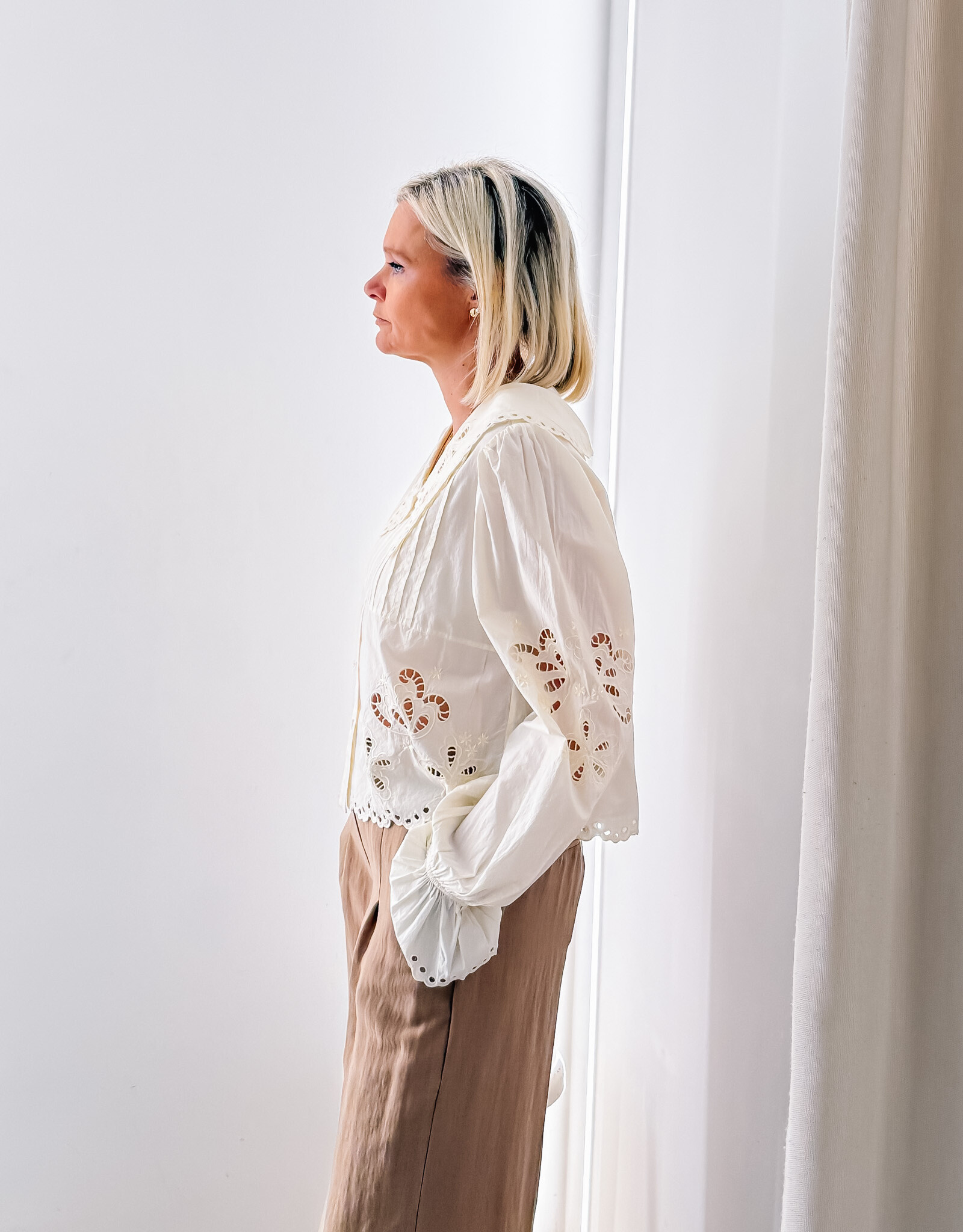 Harper&Yve Blouse 'Mandice' - Ecru - Harper&Yve