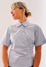 Blouse Stripe 'Hazel' - Light Blue - Neo Noir