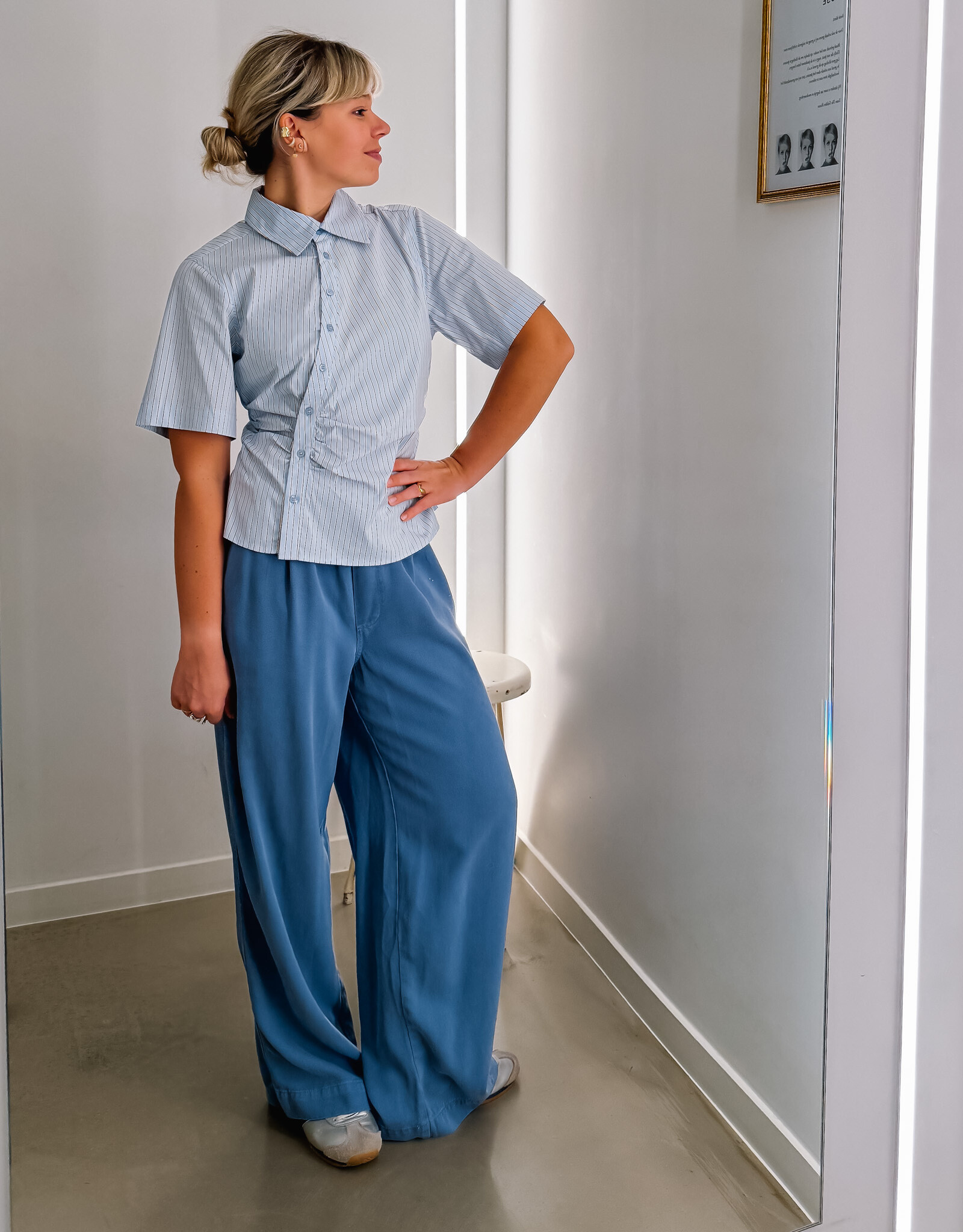 American Vintage Broek 'Japtown' - Dauphin - Jap10A -  American Vintage