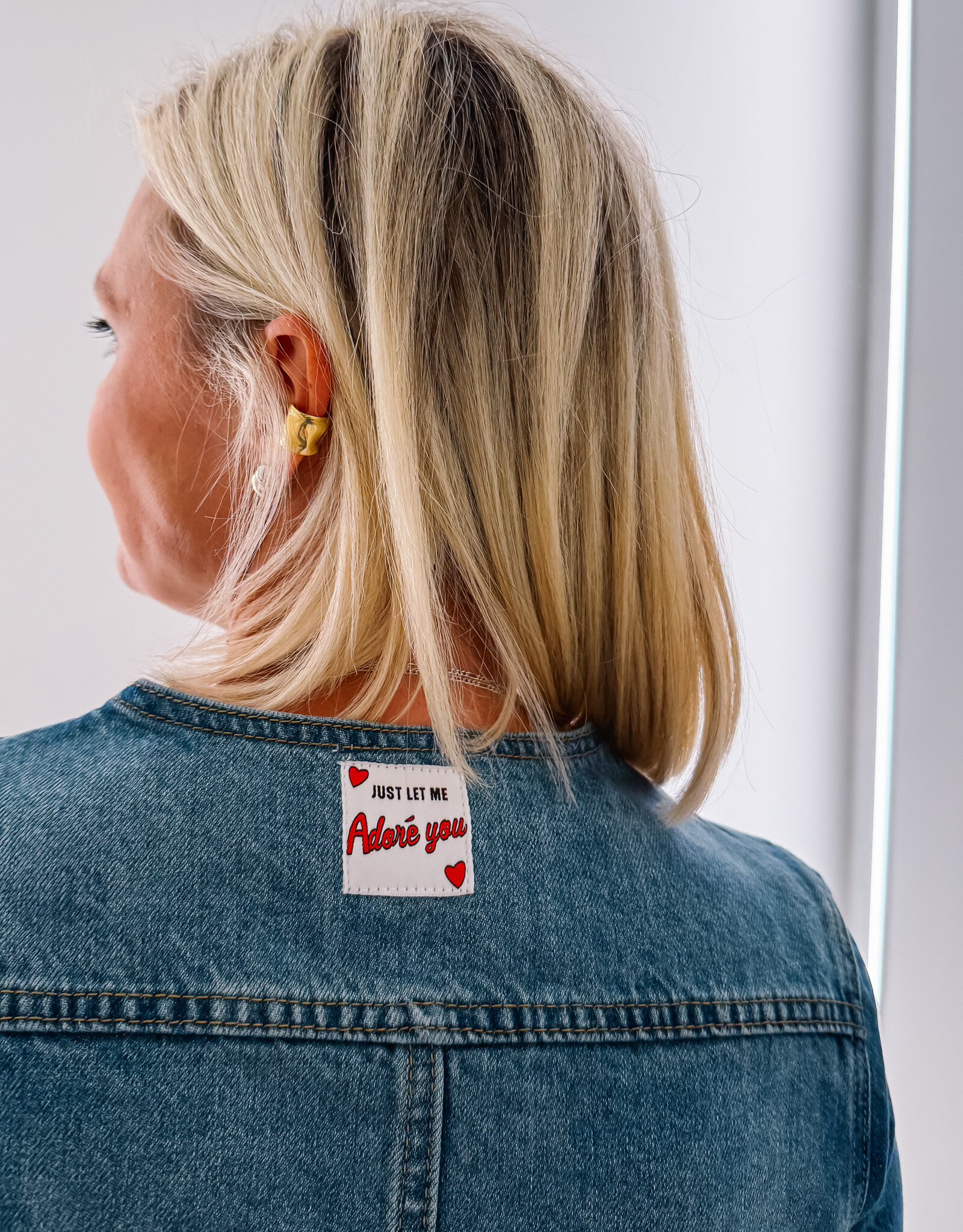 The Golden House Ad Blouse 'Milo' - Denim - Adoré