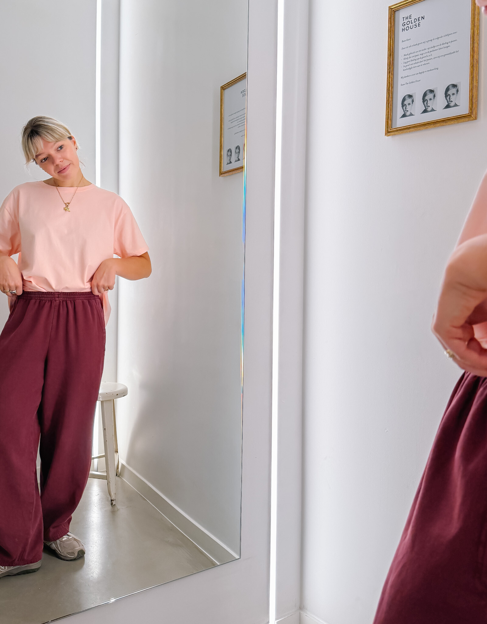 American Vintage Broek Balloon 'Lycaz' - Vigne Vintage - Lyc10C -  American Vintage