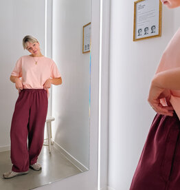 American Vintage Broek Balloon 'Lycaz' - Vigne Vintage - Lyc10C -  American Vintage