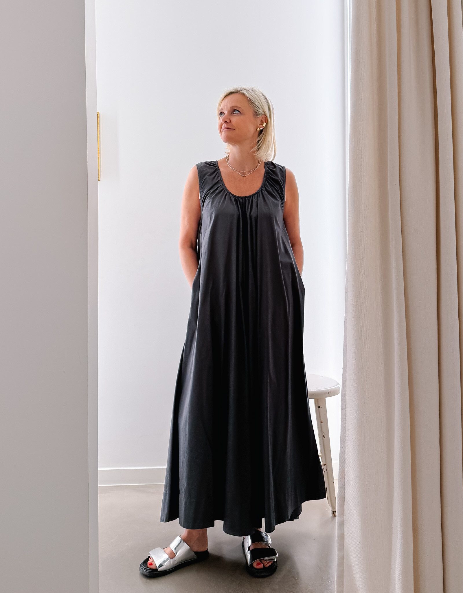 Hod Paris Jurk 'Emmanuelle' - Carbon - Hod Paris