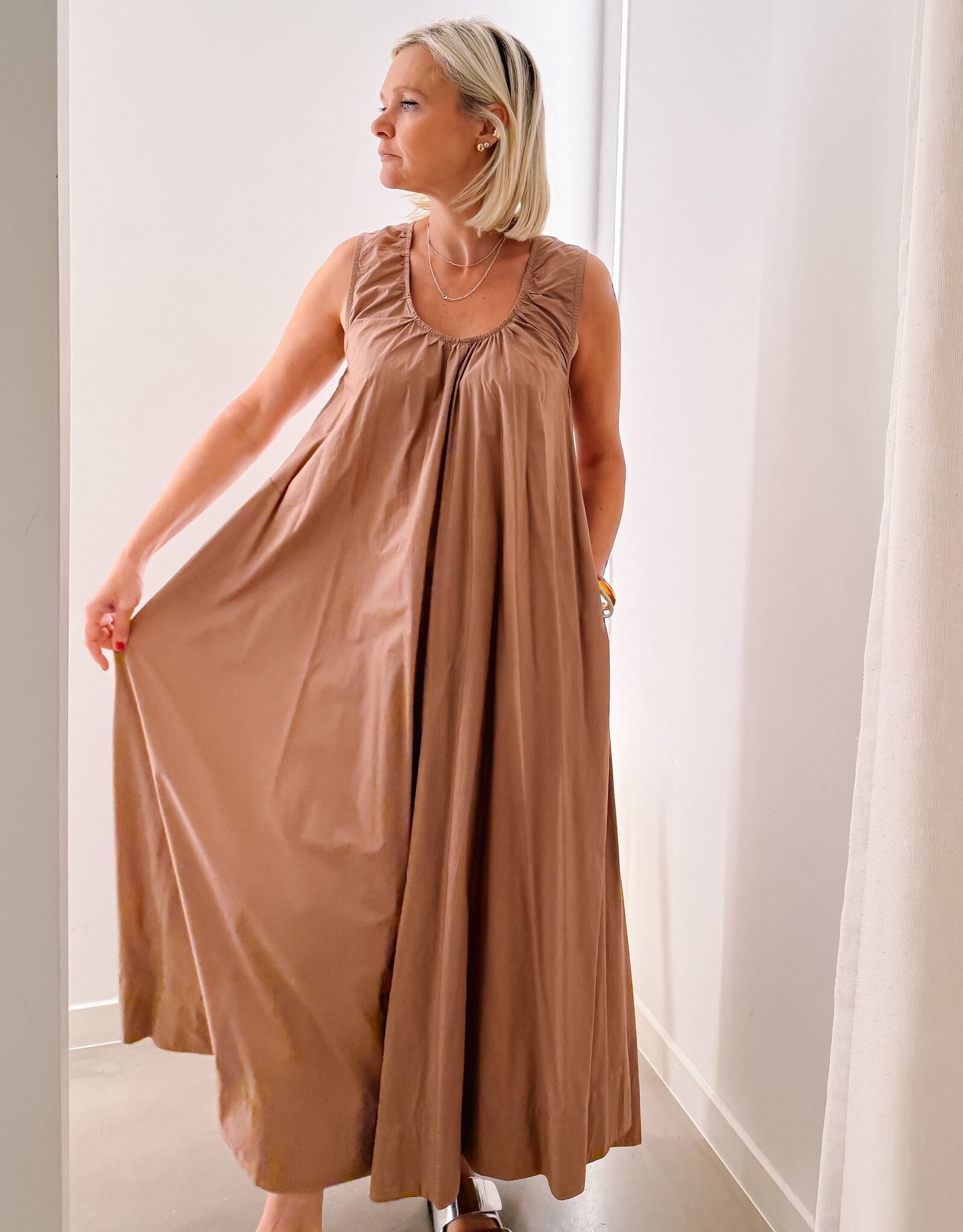Hod Paris Jurk 'Emmanuelle' - Nut - Hod Paris