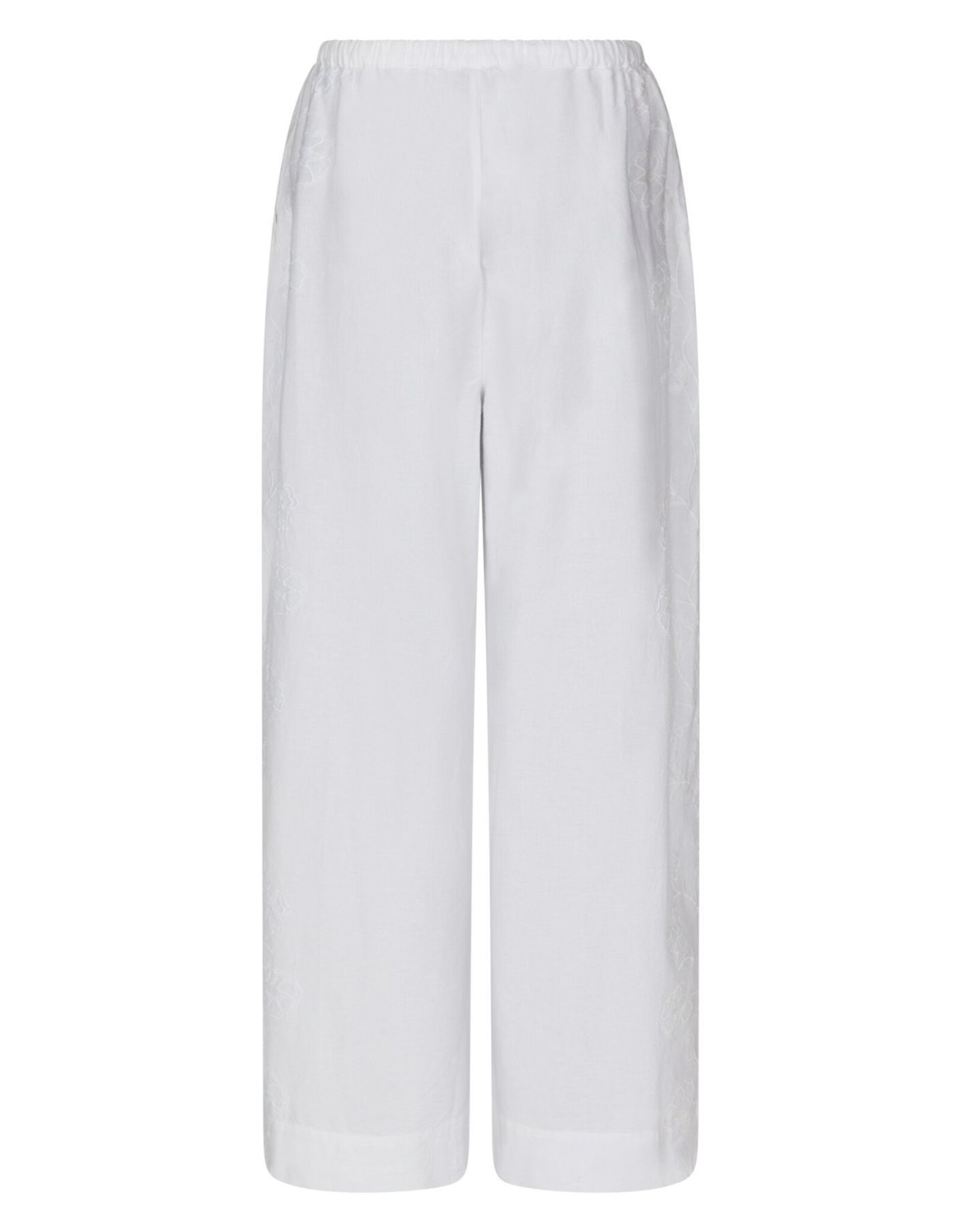 Broek Embroidery  'Heifa' - White - Neo Noir