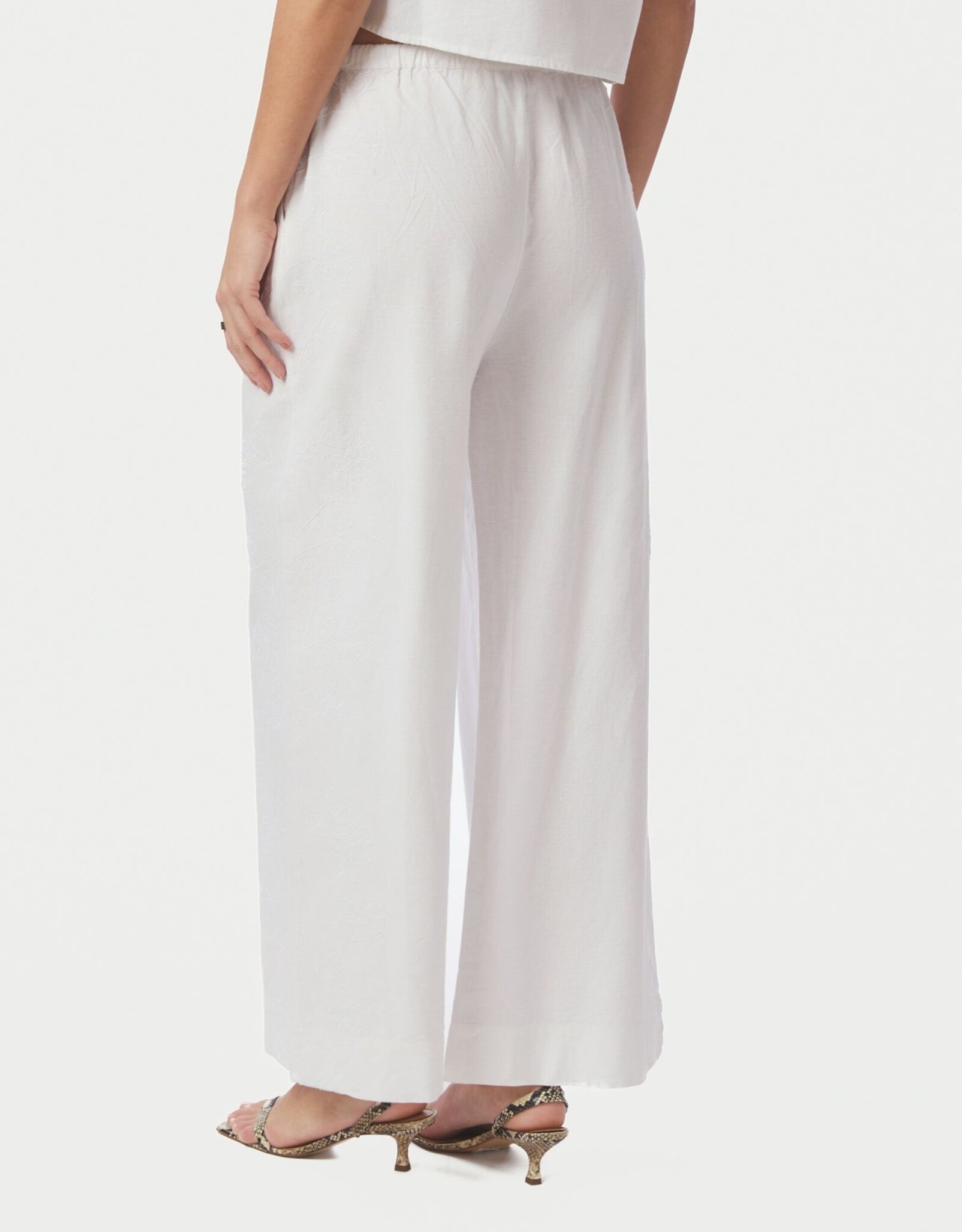 Broek Embroidery  'Heifa' - White - Neo Noir