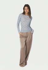 T-Shirt Lange Mouw Dot 'Ella' - Light Blue - Neo Noir