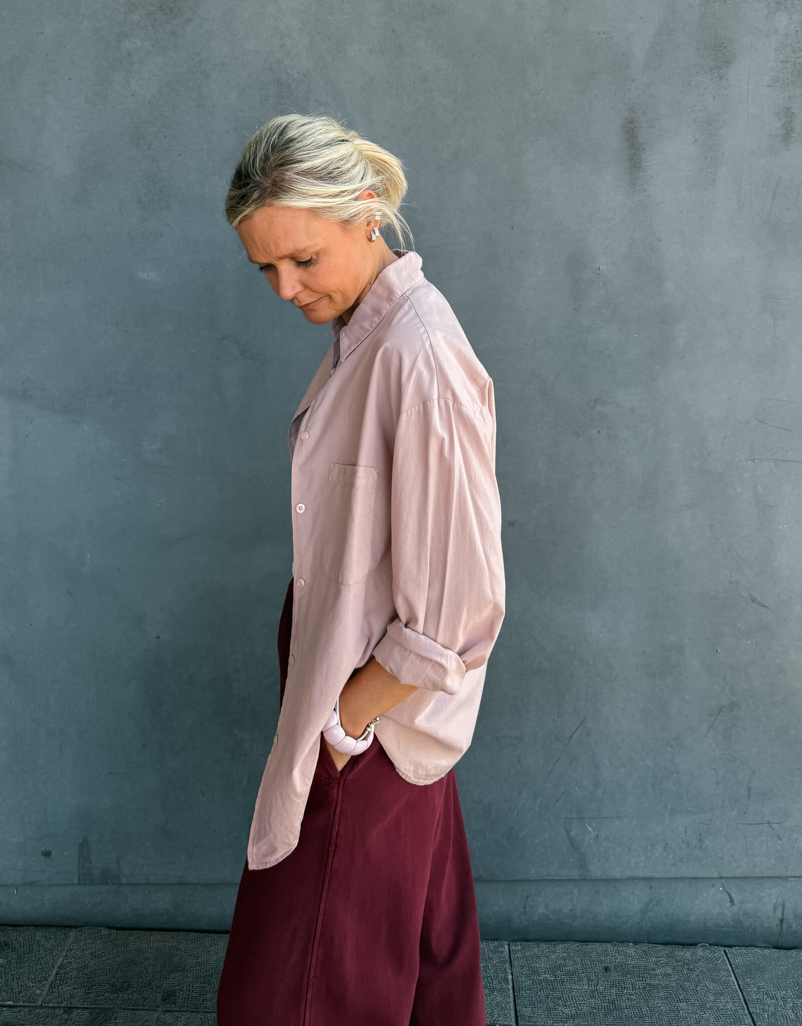 Colorful Standard Blouse  'Organic Oversized' - Faded Pink - Colorful Standard