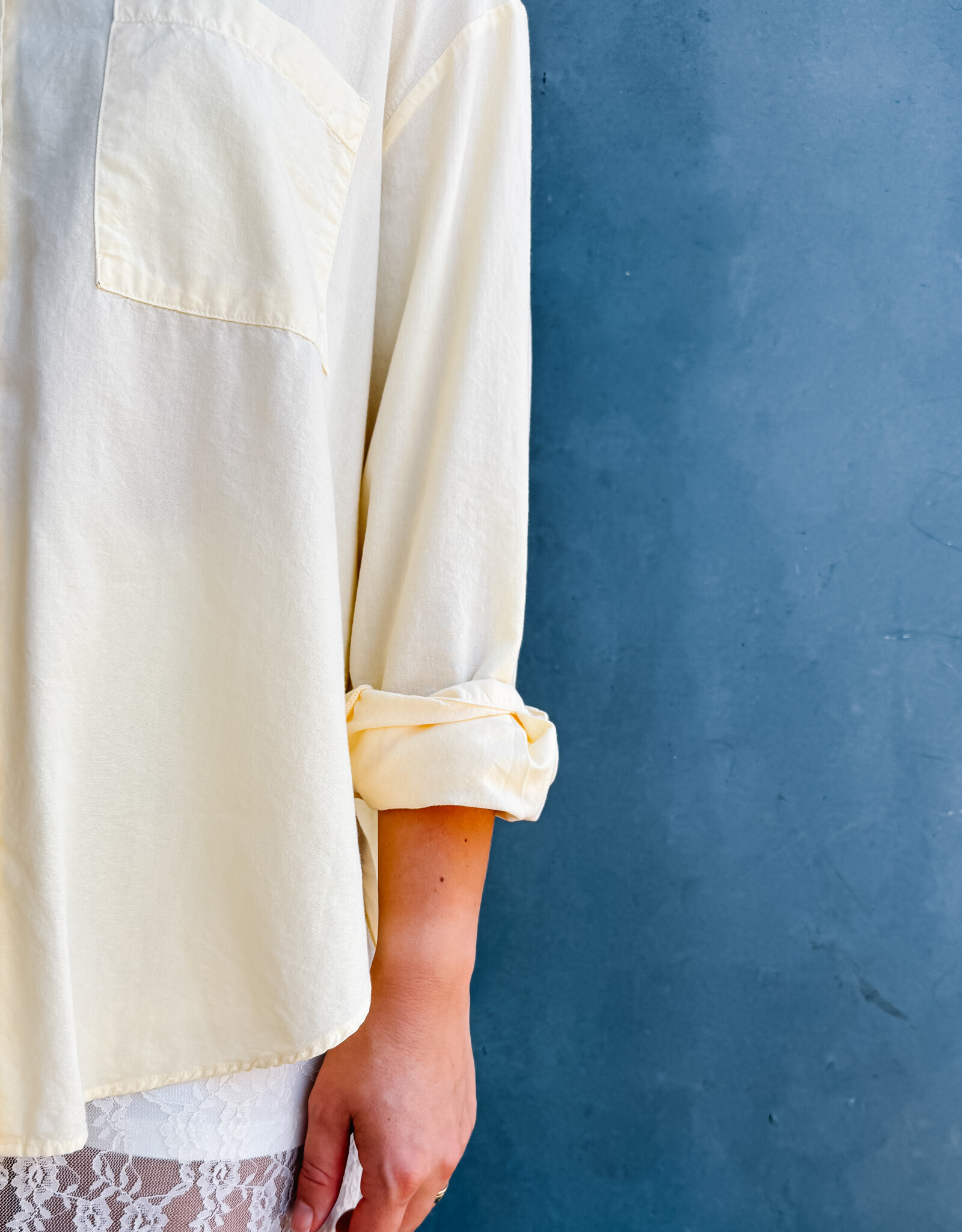 Colorful Standard Blouse  'Organic Oversized' - Soft Yellow - Colorful Standard