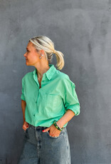 Colorful Standard Blouse  'Organic Oversized' - Spring Green - Colorful Standard