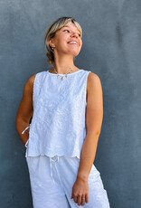 Top Embroidery 'Kaelin' - White - Neo Noir