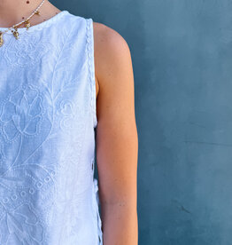Top Embroidery 'Kaelin' - White - Neo Noir