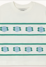 The Tiny Big Sister T-Shirt Boxy 'Roses' - Off-White -  The Tiny Big Sister