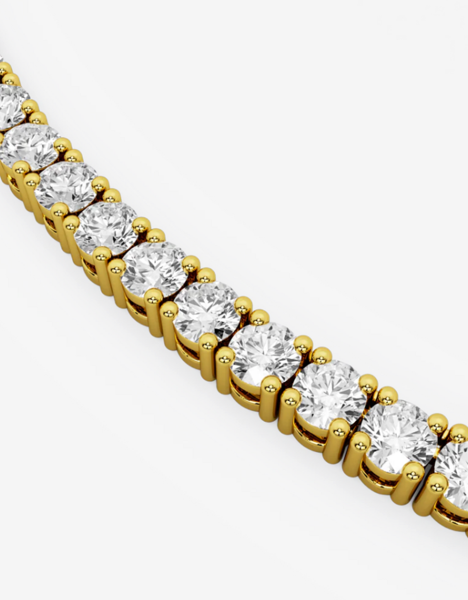 Billion Avenue Necklace Diamond 'Tennis'  - Gold - Billion Avenue