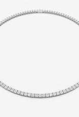 Billion Avenue Necklace Diamond 'Tennis'  - Silver - Billion Avenue