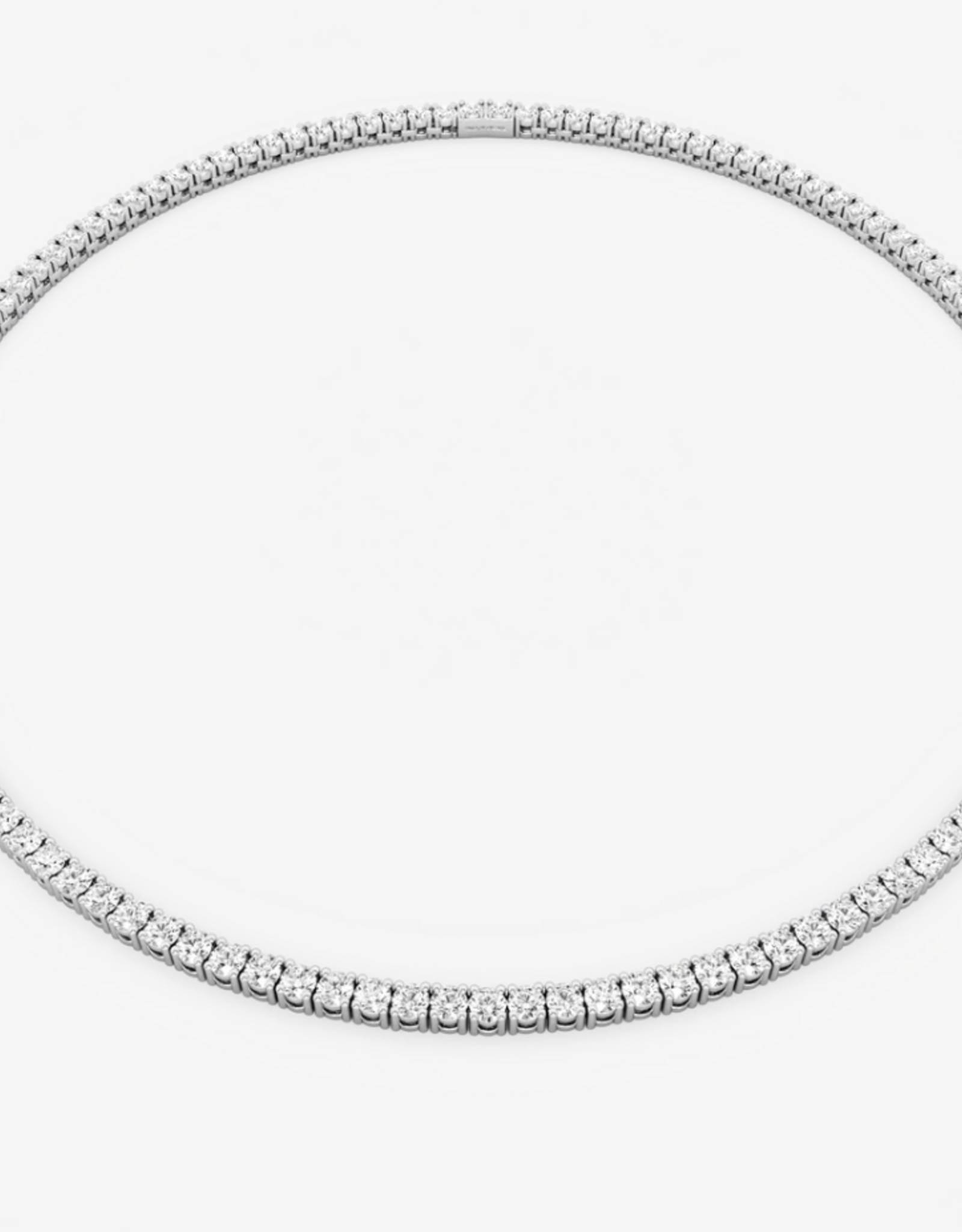 Billion Avenue Necklace Diamond 'Tennis'  - Silver - Billion Avenue