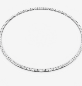 Billion Avenue Necklace Diamond 'Tennis'  - Silver - Billion Avenue