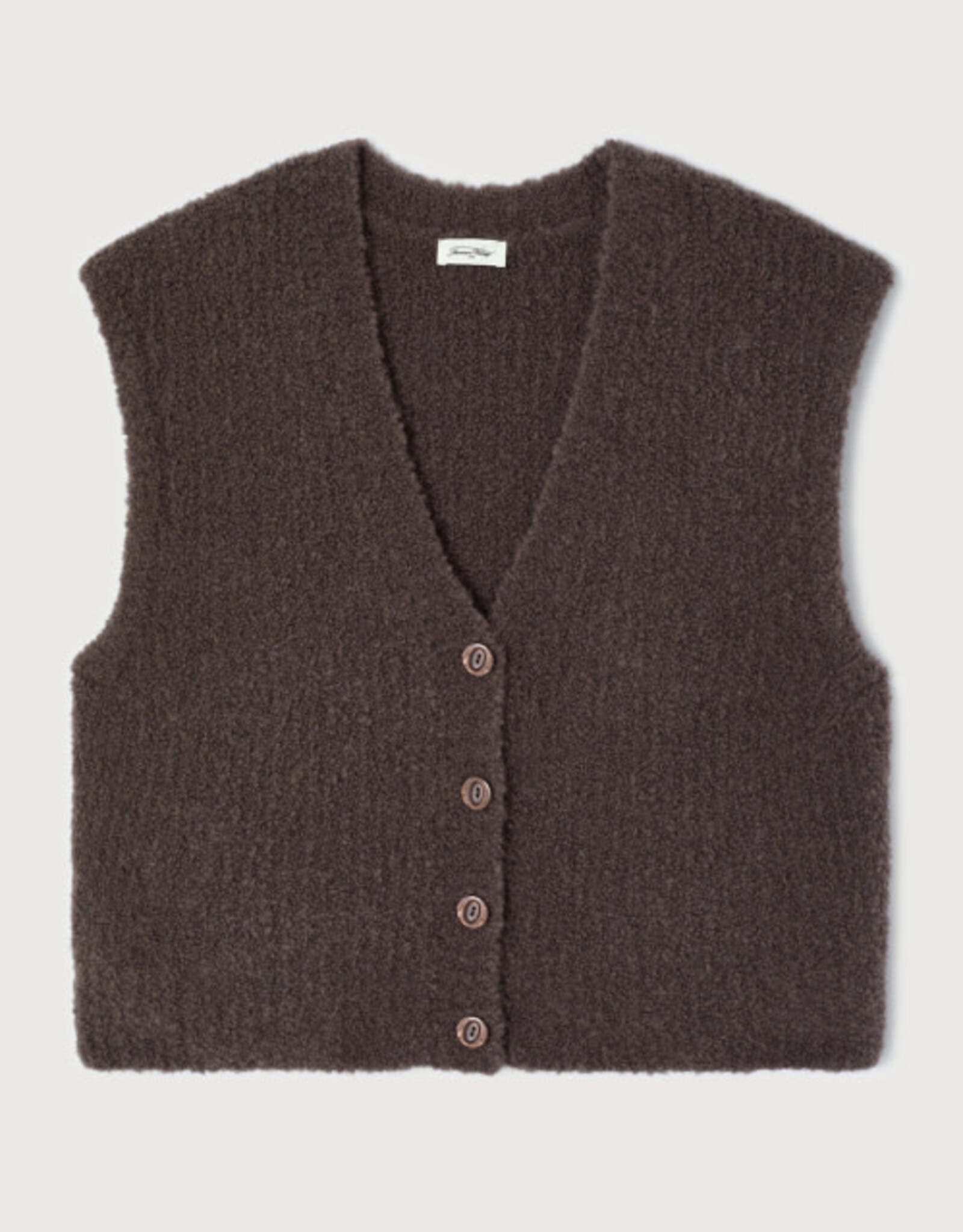 American Vintage Cardigan Zonder Mouw 'Zolly' - Branche Chine - Zol19E -  American Vintage