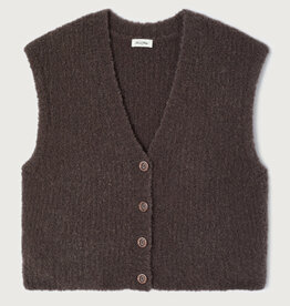American Vintage Cardigan Zonder Mouw 'Zolly' - Branche Chine - Zol19E -  American Vintage