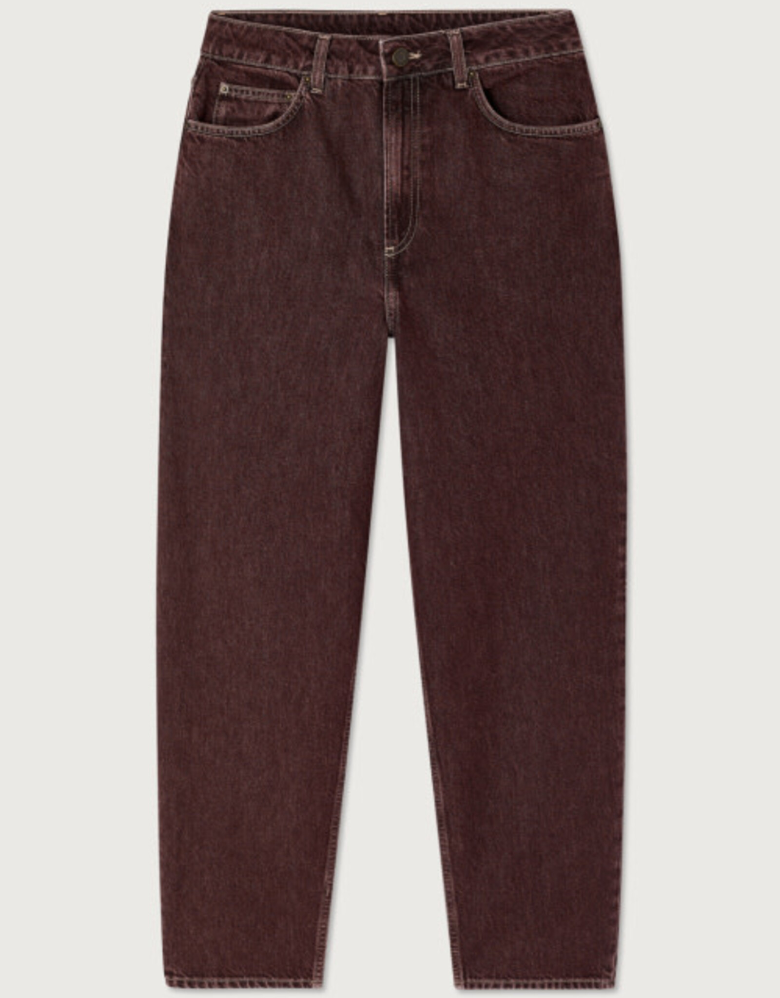 American Vintage Jeans Balloon 5 Poches 'Oshow' - Raisin -  Osh11A -  American Vintage