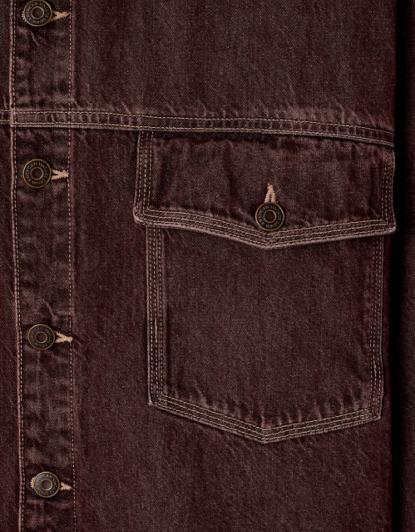 American Vintage Jacket 'Oshow' - Raisin -  Osh16A -  American Vintage
