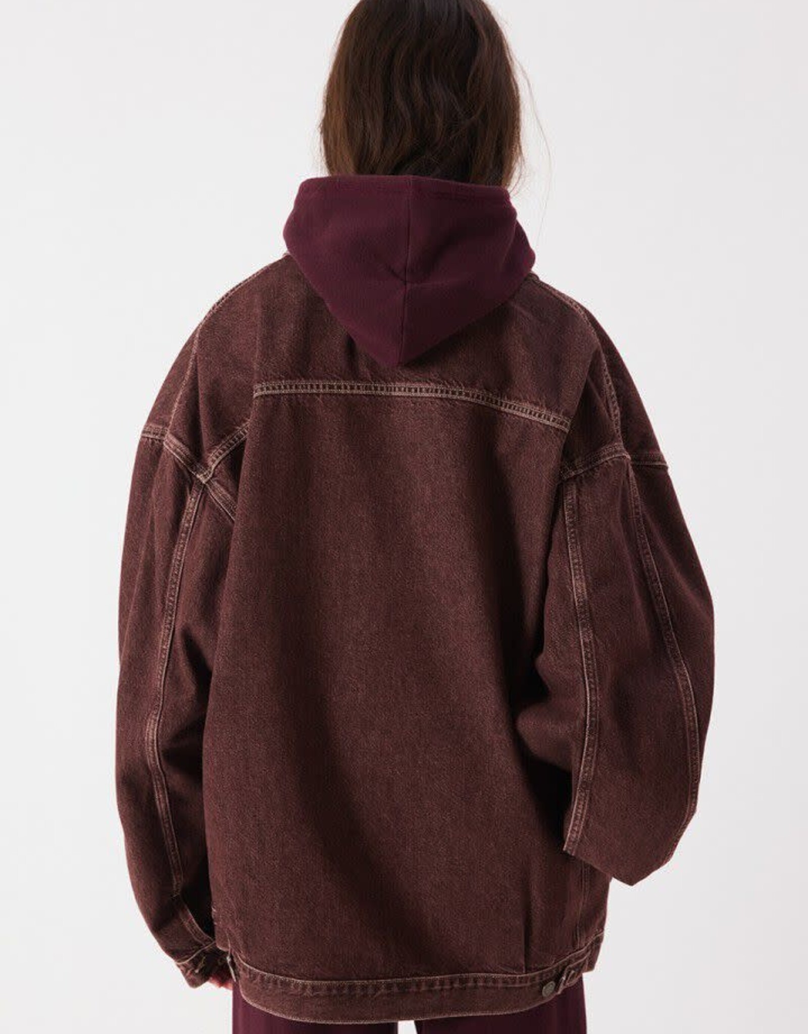 American Vintage Jacket 'Oshow' - Raisin -  Osh16A -  American Vintage