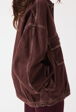 American Vintage Jacket 'Oshow' - Raisin -  Osh16A -  American Vintage