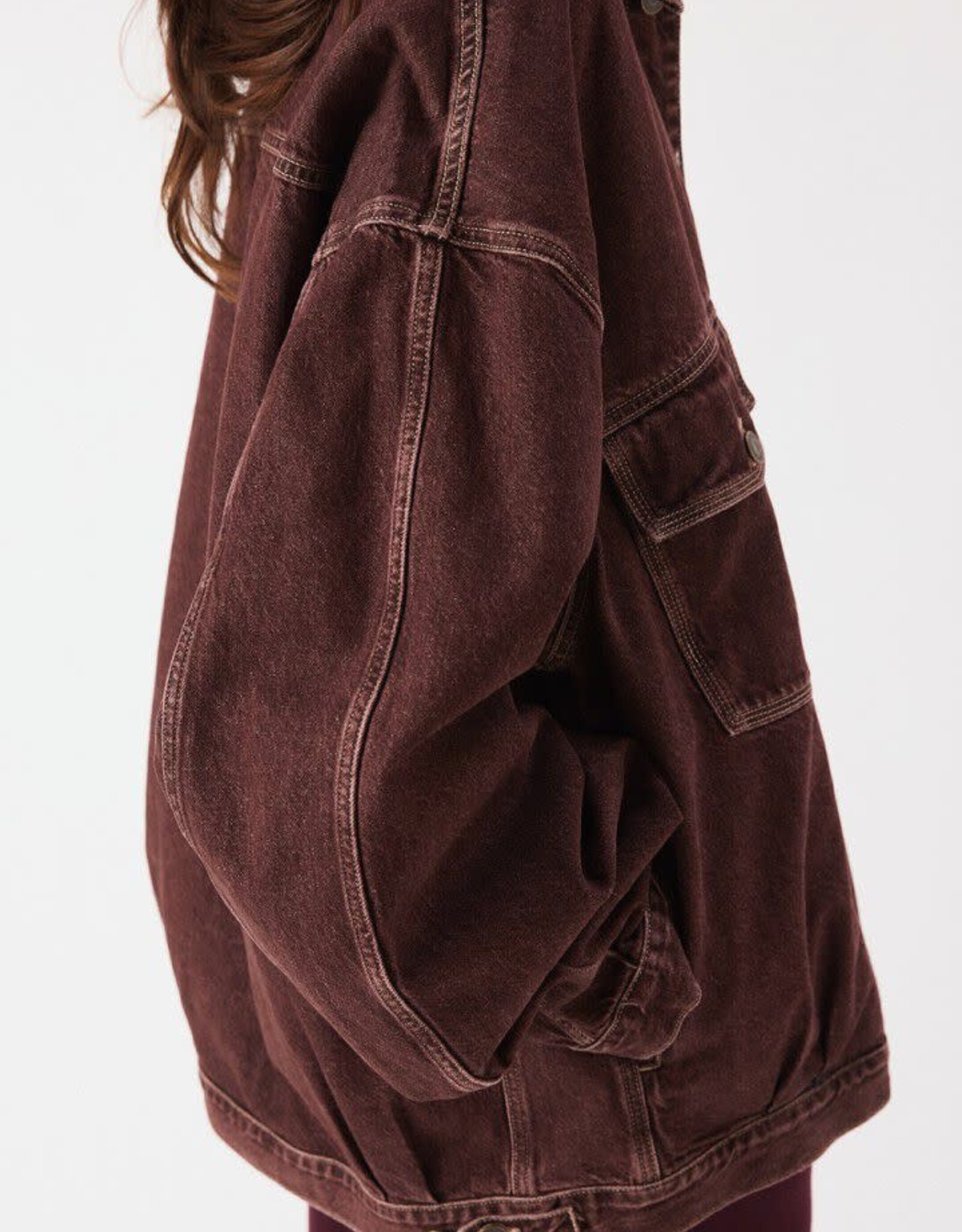 American Vintage Jacket 'Oshow' - Raisin -  Osh16A -  American Vintage