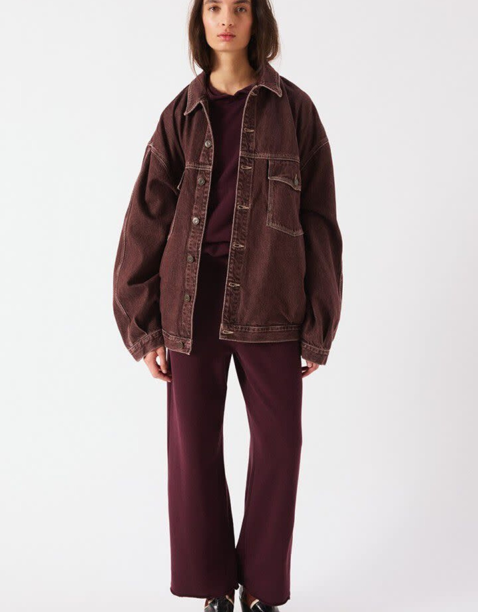American Vintage Jacket 'Oshow' - Raisin -  Osh16A -  American Vintage