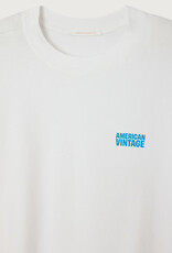 American Vintage T-Shirt Long Sleeve 'Gixy' - Blanc - Gix02C -  American Vintage
