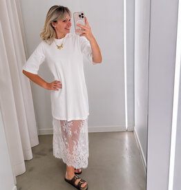 Moves Jurk 'Cambria' - White - Moves