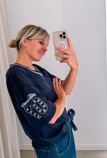 Lollys Laundry Sports Tee 'Kamilla' - Dark Blue - Lollys Laundry