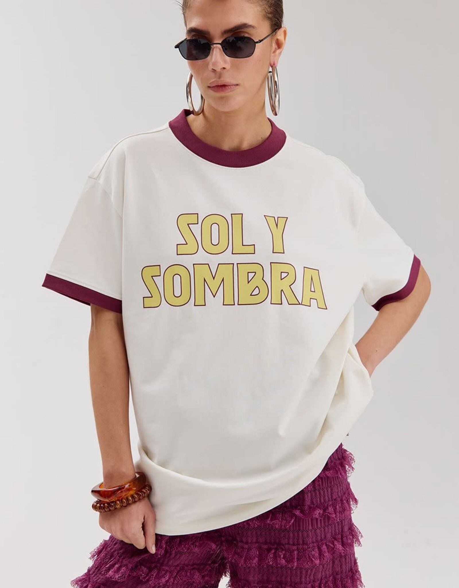 Harper&Yve T-Shirt 'Sol' - Ecru - Harper&Yve