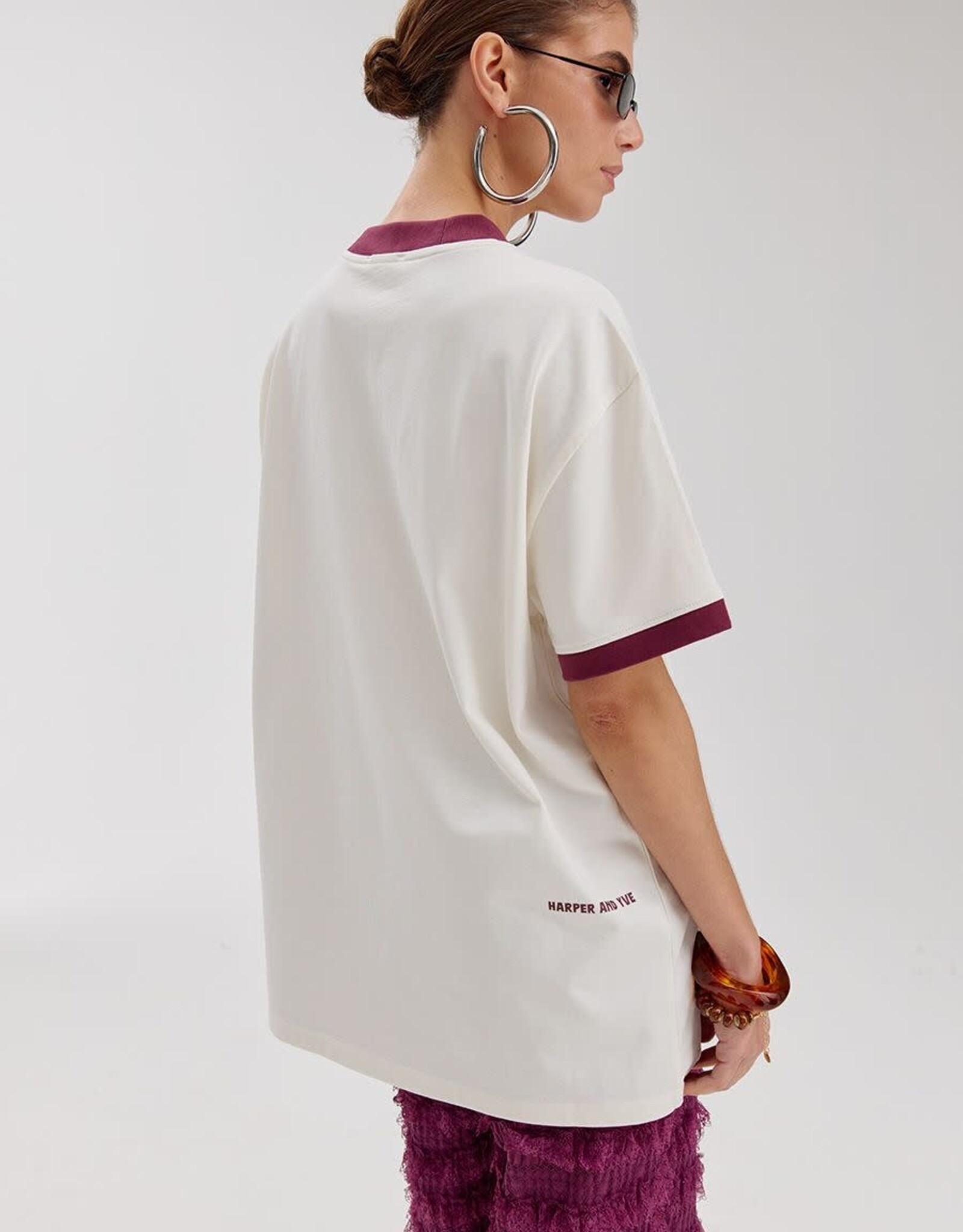 Harper&Yve T-Shirt 'Sol' - Ecru - Harper&Yve