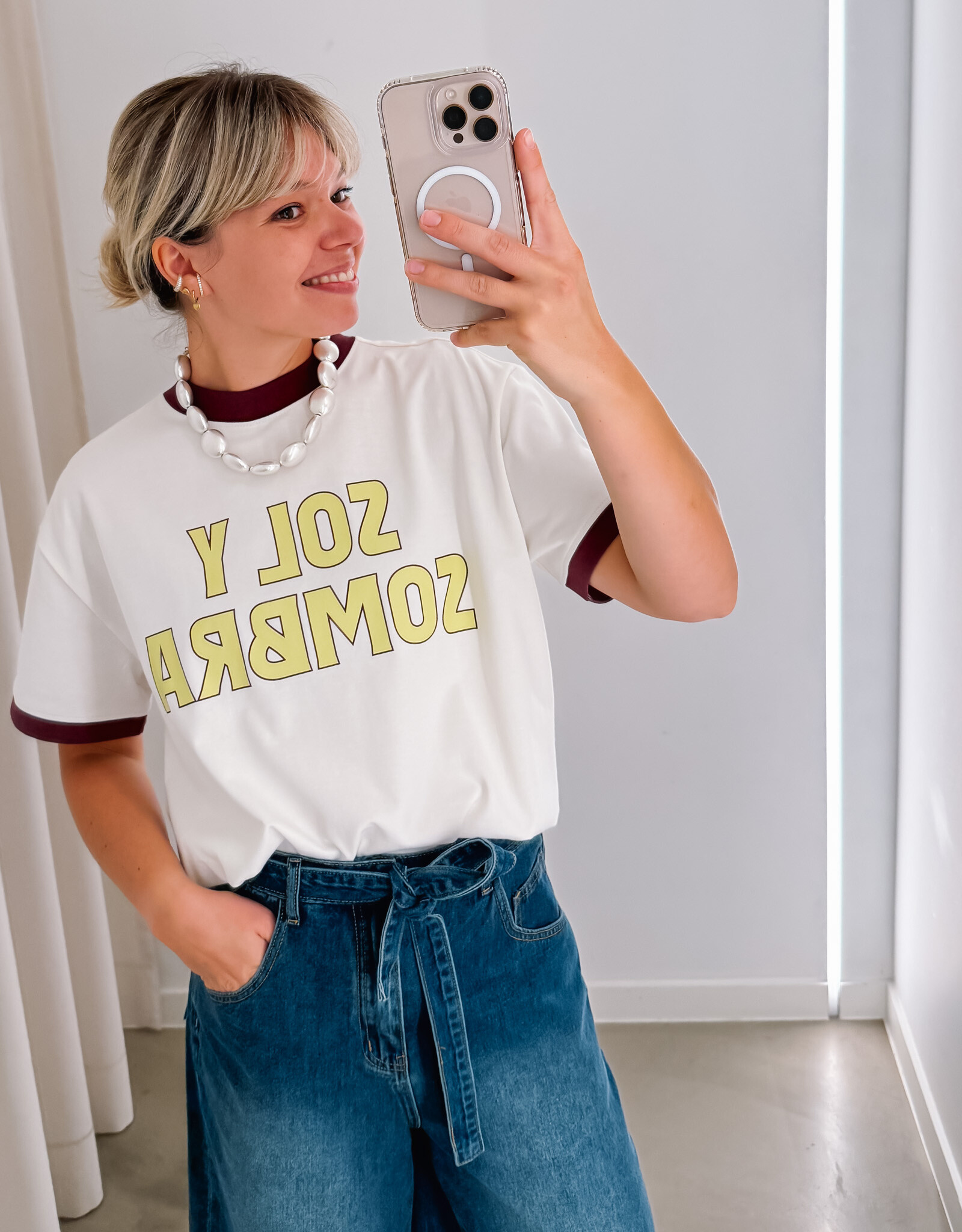 Harper&Yve T-Shirt 'Sol' - Ecru - Harper&Yve