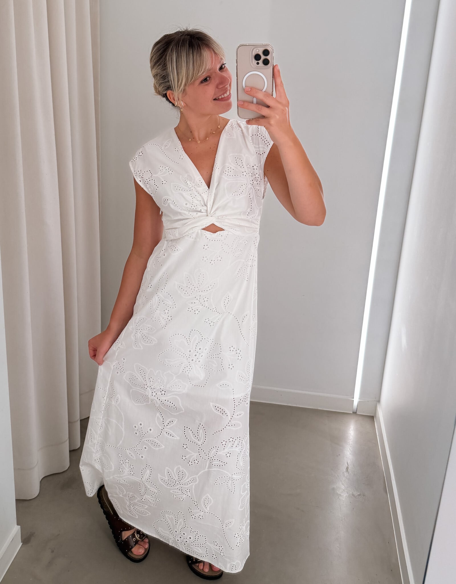 Laure+Max Jurk 'Rovena' - Blanc Cutwork - Laure+Max