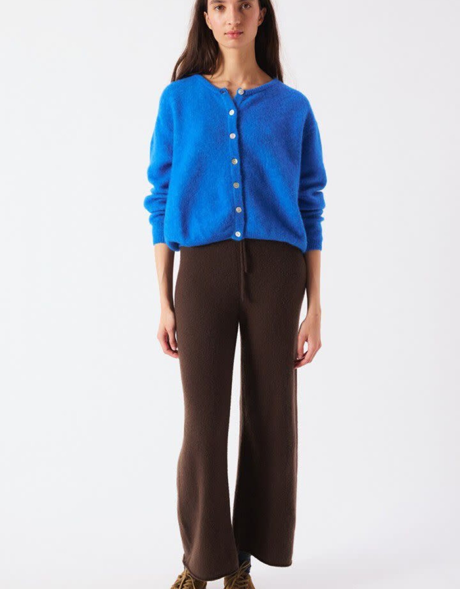 American Vintage Cardigan 'Vitow' - Curacao Chine - Vito19E  - American Vintage