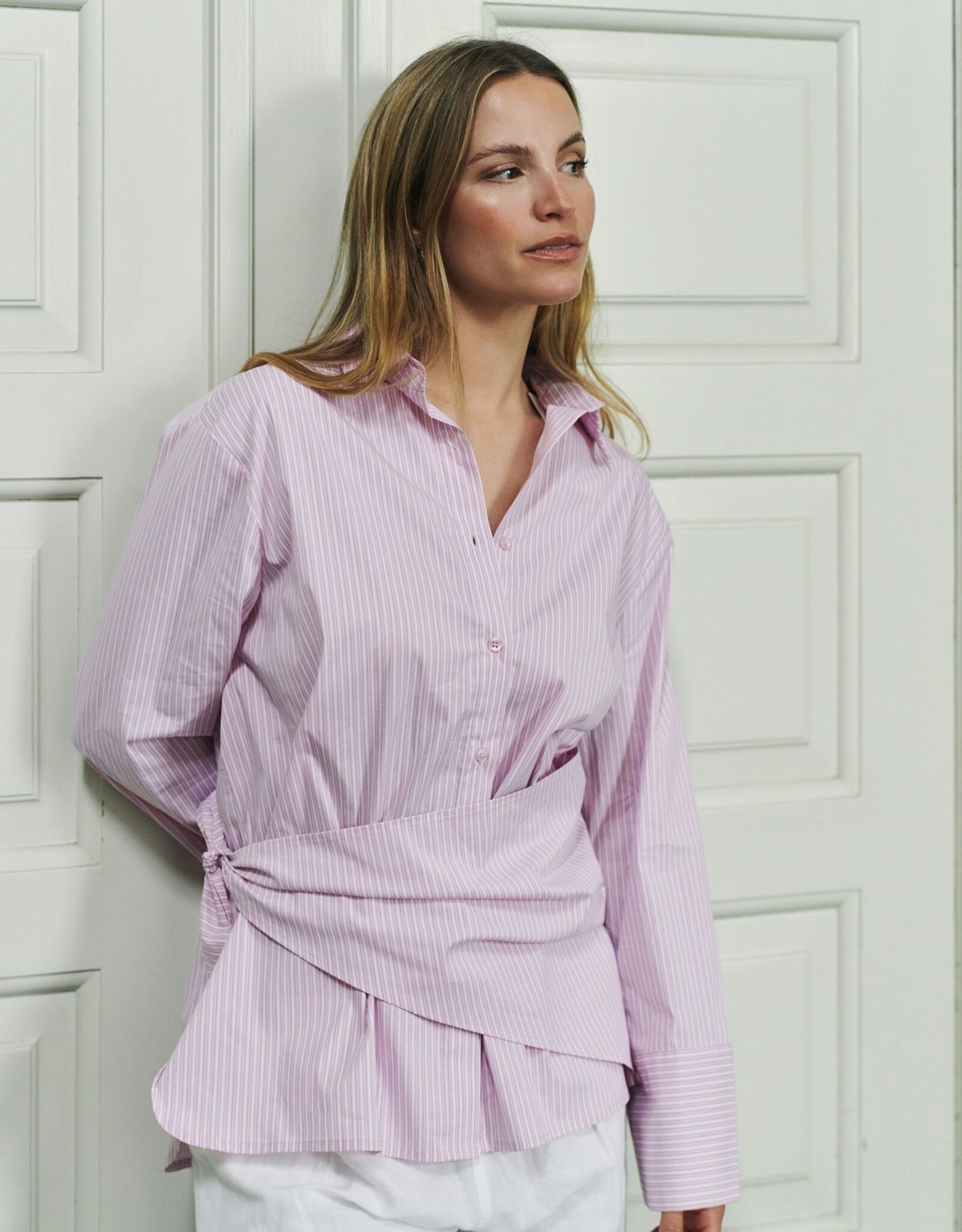 Blouse Scarf 'Dita' - Light Pink - Neo Noir