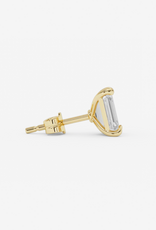 Billion Avenue Emerald Earstud -  Gold - Billion Avenue