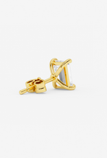 Billion Avenue Emerald Earstud -  Gold - Billion Avenue