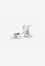 Billion Avenue Emerald Earstud - Silver - Billion Avenue