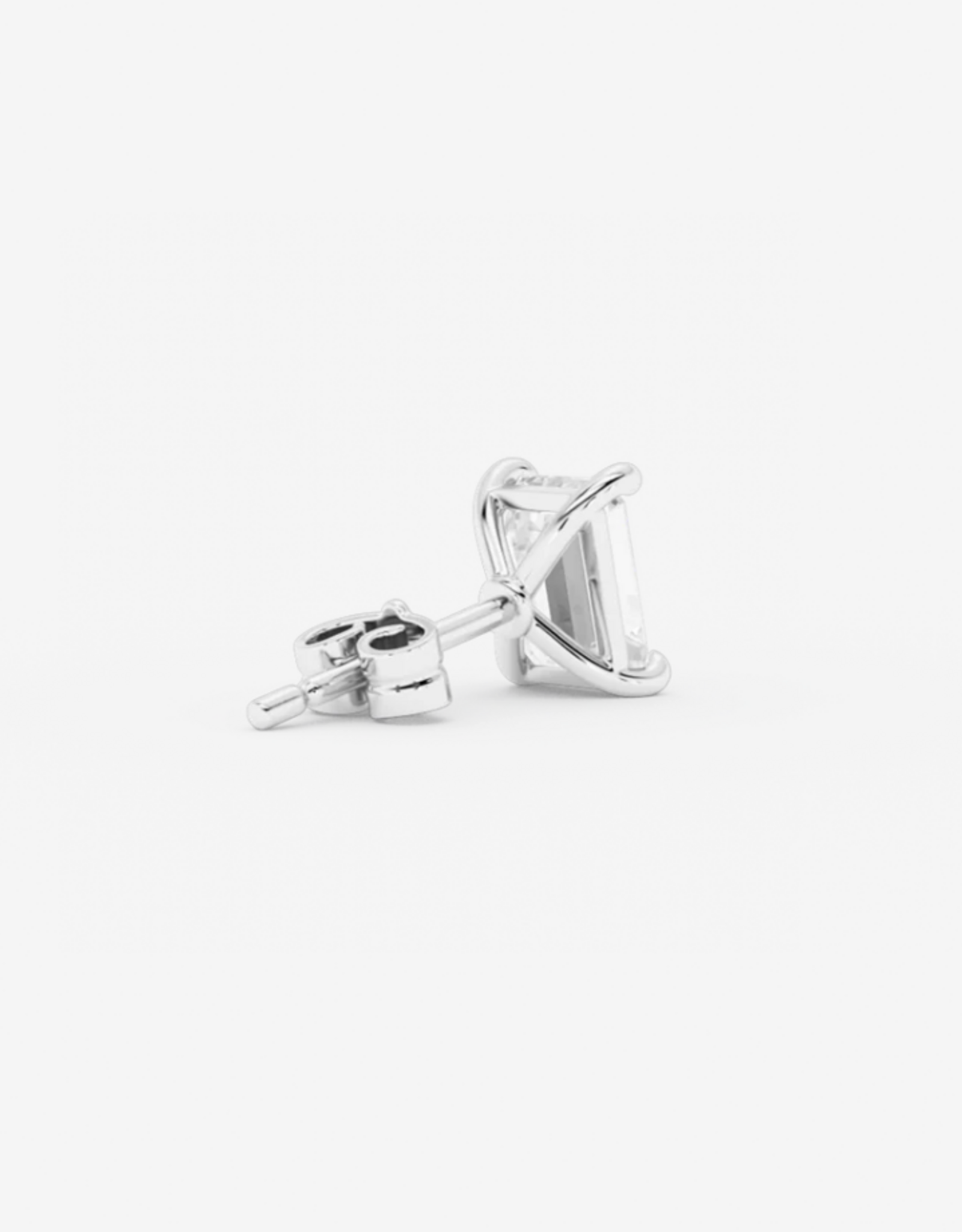 Billion Avenue Emerald Earstud - Silver - Billion Avenue