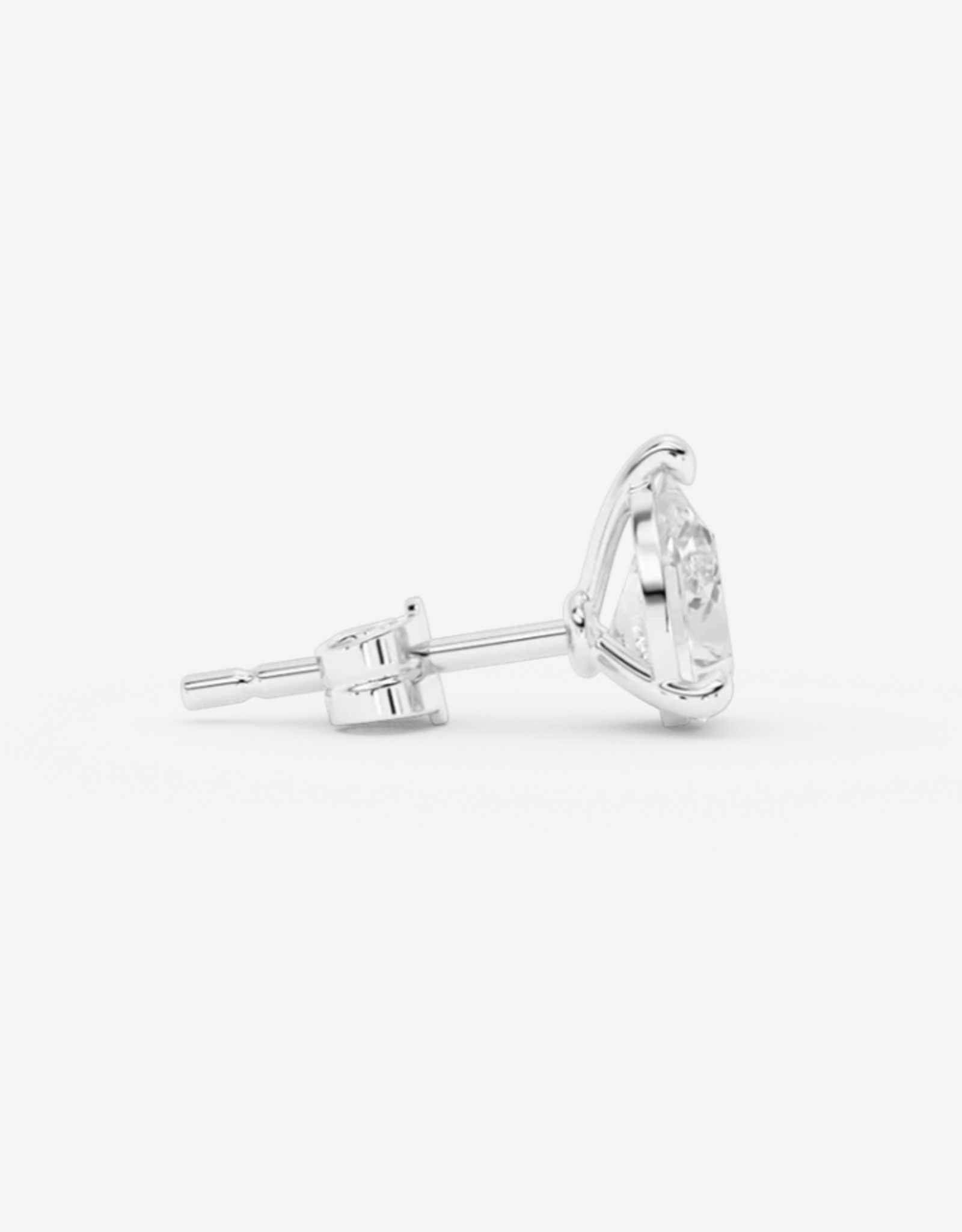 Billion Avenue Pear Earstud - Silver - Billion Avenue
