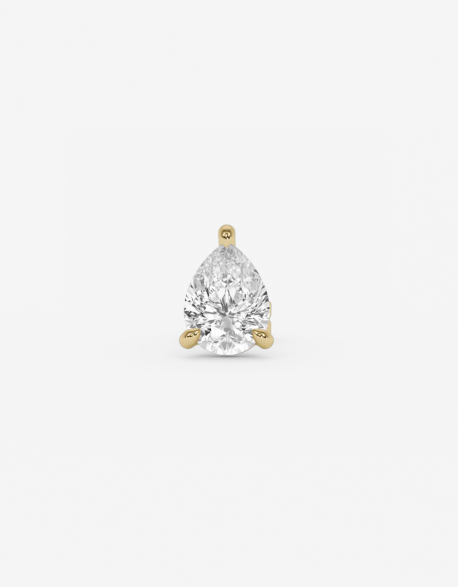 Billion Avenue Pear Earstud - Gold - Billion Avenue
