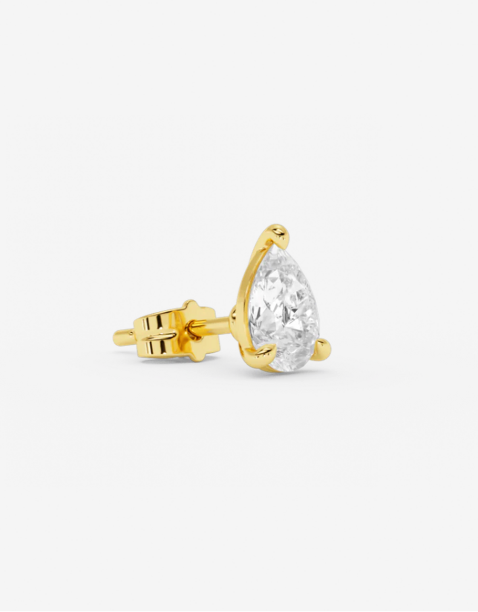 Billion Avenue Pear Earstud - Gold - Billion Avenue
